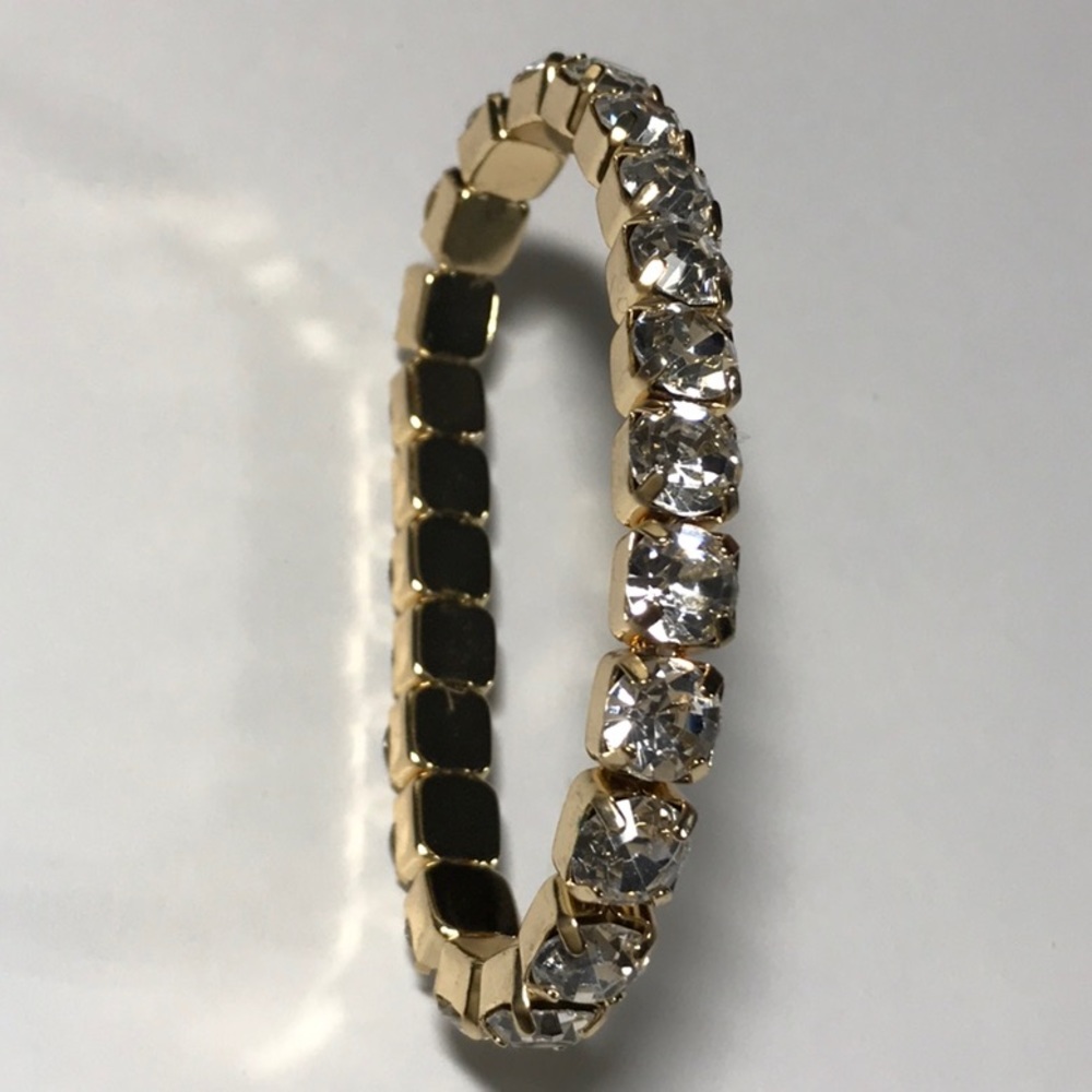 rhinestone stretch bracelet